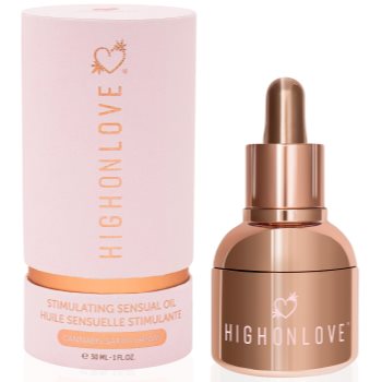 High on Love Stimulating Sensual oil ulei stimulator pentru partile intime - imagine 3